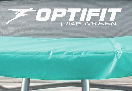 Батут Optifit Like Green 14Ft Зеленый