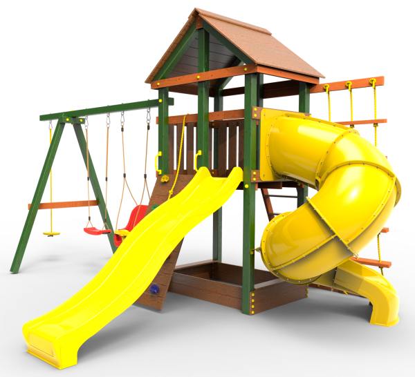 Детская площадка Пикник "Вега Д" с винтовой трубой