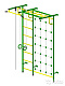 картинка Детский спортивный комплекс ДСК "Пионер-С4Р" с сетью зеленый-желтый от магазина Лазалка