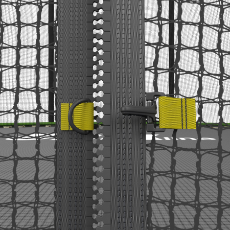 Батут с сеткой UNIX line Simple 6 ft (180 см) Color (Внешняя сеть)