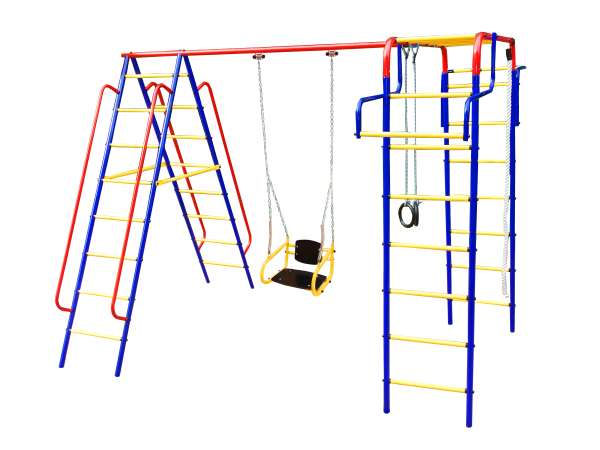 картинка Детский спортивный комплекс для дачи Пионер "Дачный" (ЦК-2Д) от магазина Лазалка