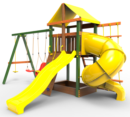 Детская площадка Пикник "Вега" с винтовой трубой