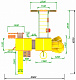 Детская площадка Пикник "Вега" Пацифик Light с винтовой трубой