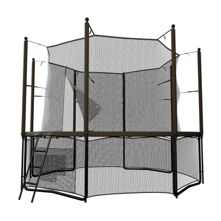 Батут UNIX line 12 ft Black&Brown (inside)