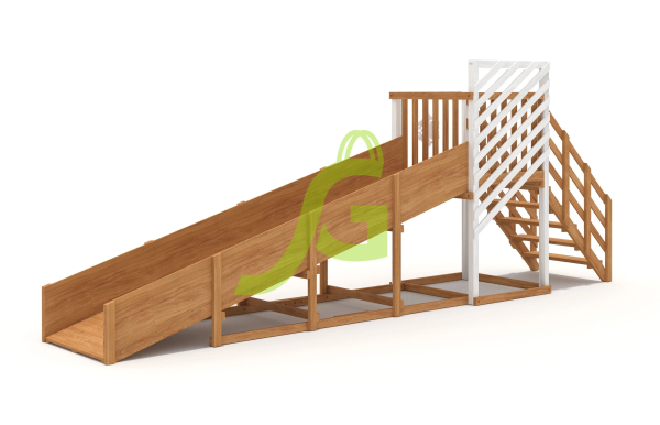 картинка Зимняя горка "IgraGrad Snow Fox", скат 5 м мод.2 от магазина Лазалка