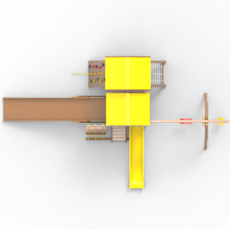 картинка Детская площадка "Оптимус" Стэйдж 1 AllSeasons от магазина Лазалка