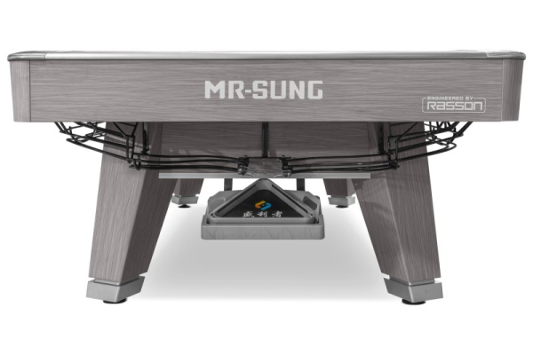 картинка Стол / пул "Rasson Acurra" 9 ф (серый, сланец 25 мм) в комплекте с плитой, аксессуары + сукно от магазина Лазалка