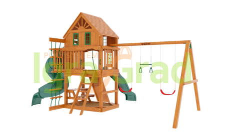 картинка Детская площадка IgraGrad "Шато с трубой" (Домик) от магазина Лазалка