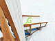 Зимняя деревянная горка "IgraGrad Snow Fox 12 м" с двумя скатами мод.4