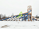 Зимняя деревянная горка "IgraGrad Snow Fox 12 м" с двумя скатами мод.4