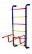 Детский спортивный комплекс ДСК "Пионер-7" (пристеночный) синий-радуга
